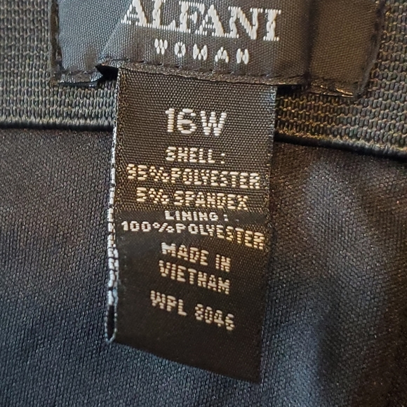 Alfani Black Asymmetrical Skirt - Picture 5 of 7